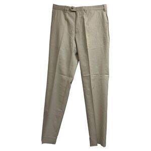 Prada Straight-Leg Trousers in Beige Viscose
